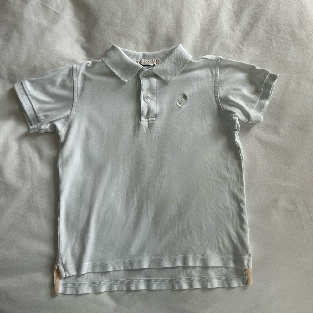 Boys white polo